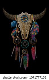 protective charm amulet dreams. traditional stylish youth embroidery stitch. sketch for printing on clothing, fabric, bag, accessories and design. trend vector
