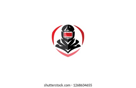 protective clothing logo icon vector