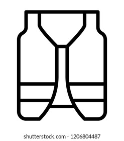 Protective clothing vest for construction workers 