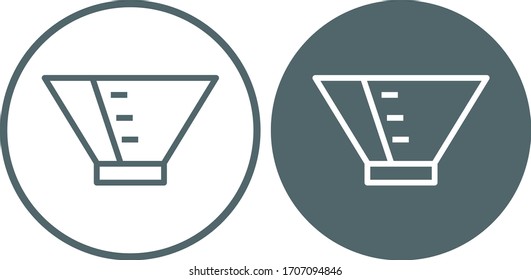 Protective con icon. Vector illustration