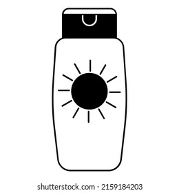 protective creams or sunscreen or suntan lotions