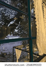 A protective door with a good atmosphere