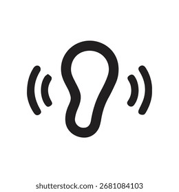 Icono protector del oído perfecto para marcas de tapones para los oídos y seguridad auditiva ocupacional
