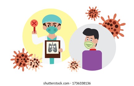 Protective face mask against  corona virus,Covid-19.