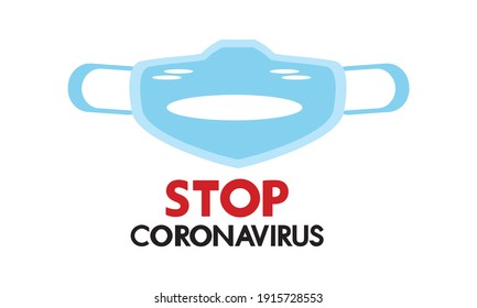 Protective face mask against and stop corona virus,Covid-19.