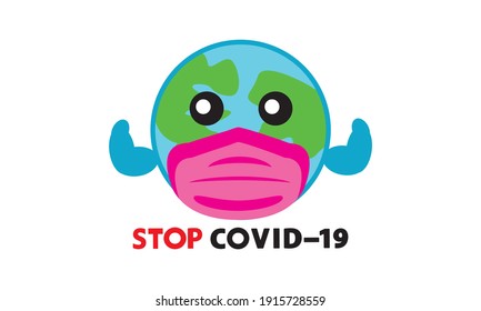 Protective face mask against and stop corona virus,Covid-19.