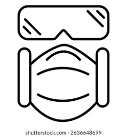 Protective Gear Vector Icon For Personal Safety