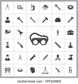 Protective glass icon. Construction icons universal set for web and mobile