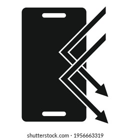 Protective glass icon. Simple illustration of Protective glass vector icon for web design isolated on white background
