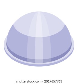 Protective glass lens icon. Isometric of protective glass lens vector icon for web design isolated on white background