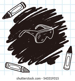 Protective glasses doodle