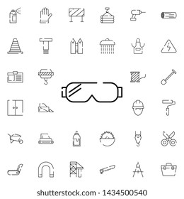 protective glasses icon. Universal set of construction for website design and development, app development
