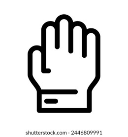 protective gloves icon or logo isolated sign symbol vector illustration - high quality black style vector icons
