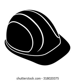 Protective hat. Vector.