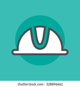 Protective hat vector