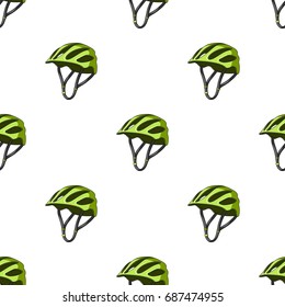 Protective helmet for cyclists. Protection for the head athletes.Cyclist outfit single icon in cartoon style vector symbol stock illustration.