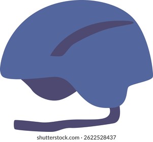 Protective helmet headgear vector illustration