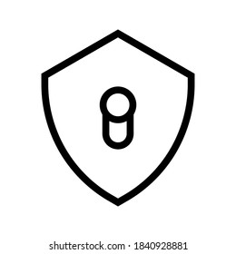 icono protector, icono protector sobre un fondo blanco. ilustración vectorial