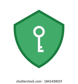 icono protector, icono protector sobre un fondo blanco. ilustración vectorial