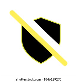 icono protector, icono protector sobre un fondo blanco. ilustración vectorial