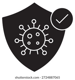 Schutz Immunsystem Unterstützung Symbol, stärken Sie Ihre Immunität, natürliche Verteidigung Boost, komplette Immunpflege, Vektor