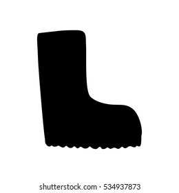 Protective industrial boots icon vector illustration graphic design