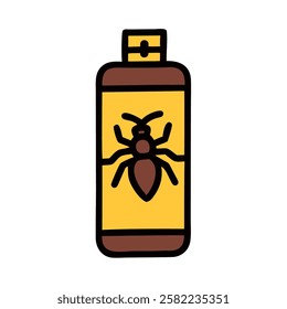 Protective insect repellent spray bottle for outdoor camping