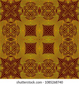  Protective layer for banknotes, diplomas and certificates. Color Engraving pattern. Vector illustration