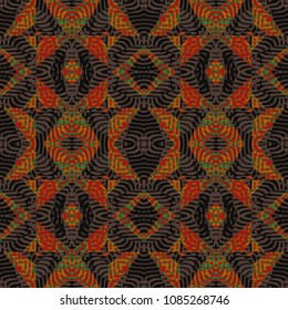  Protective layer for banknotes, diplomas and certificates. Color Engraving pattern. Vector illustration