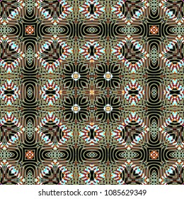  Protective layer for banknotes, diplomas and certificates. Color Engraving pattern. Vector illustration