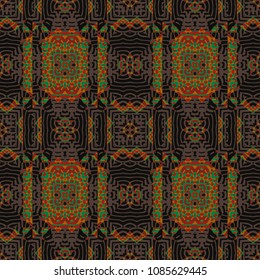  Protective layer for banknotes, diplomas and certificates. Color Engraving pattern. Vector illustration