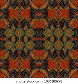  Protective layer for banknotes, diplomas and certificates. Color Engraving pattern. Vector illustration