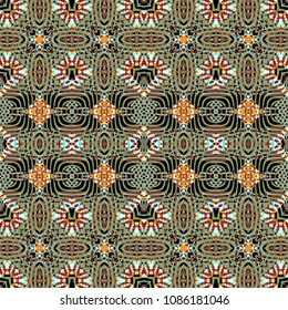  Protective layer for banknotes, diplomas and certificates. Color Engraving pattern. Vector illustration