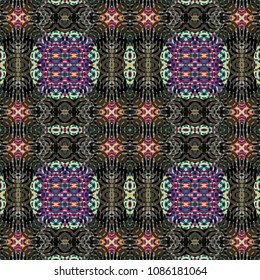  Protective layer for banknotes, diplomas and certificates. Color Engraving pattern. Vector illustration