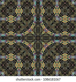  Protective layer for banknotes, diplomas and certificates. Color Engraving pattern. Vector illustration