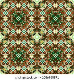  Protective layer for banknotes, diplomas and certificates. Color Engraving pattern. Vector illustration