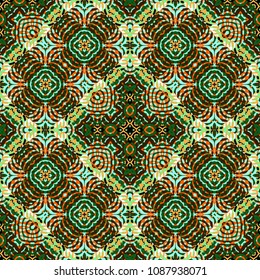  Protective layer for banknotes, diplomas and certificates. Color Engraving pattern. Vector illustration