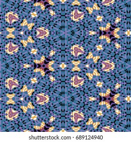 Protective layer for banknotes, diplomas and certificates. Vector illustration. Abstract color xylography background.