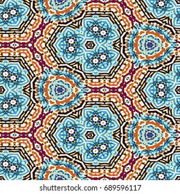 Protective layer for banknotes, diplomas and certificates. Vector illustration. Abstract color xylography background.