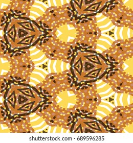 Protective layer for banknotes, diplomas and certificates. Vector illustration. Abstract color xylography background.