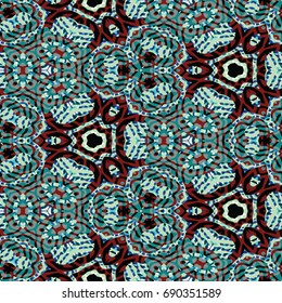 Protective layer for banknotes, diplomas and certificates. Vector illustration. Abstract color xylography background.