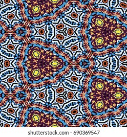 Protective layer for banknotes, diplomas and certificates. Vector illustration. Abstract color xylography background.