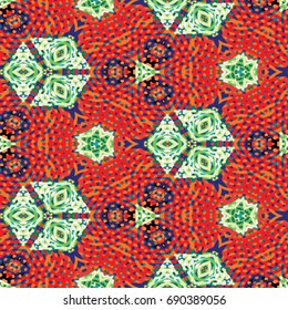 Protective layer for banknotes, diplomas and certificates. Vector illustration. Abstract color xylography background.