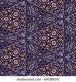 Protective layer for banknotes, diplomas and certificates. Vector illustration. Abstract color xylography background.
