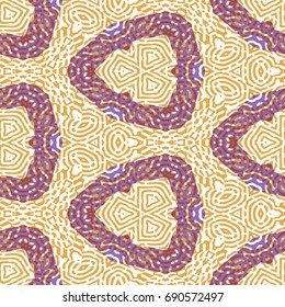 Protective layer for banknotes, diplomas and certificates. Vector illustration. Abstract color xylography background.