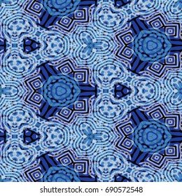Protective layer for banknotes, diplomas and certificates. Vector illustration. Abstract color xylography background.