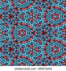 Protective layer for banknotes, diplomas and certificates. Vector illustration. Abstract color xylography background.