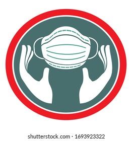 protective mask concept, Coronavirus 2019-nCoV