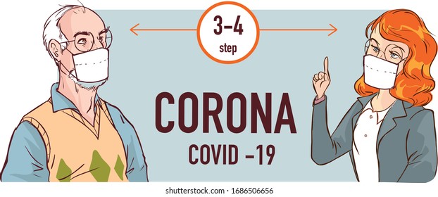 Protective measure against the coronavirus icon stock illustration