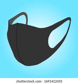 protective Medical mask for prevent Covid-19 (Corona virus), corona virus protection ware mask character.